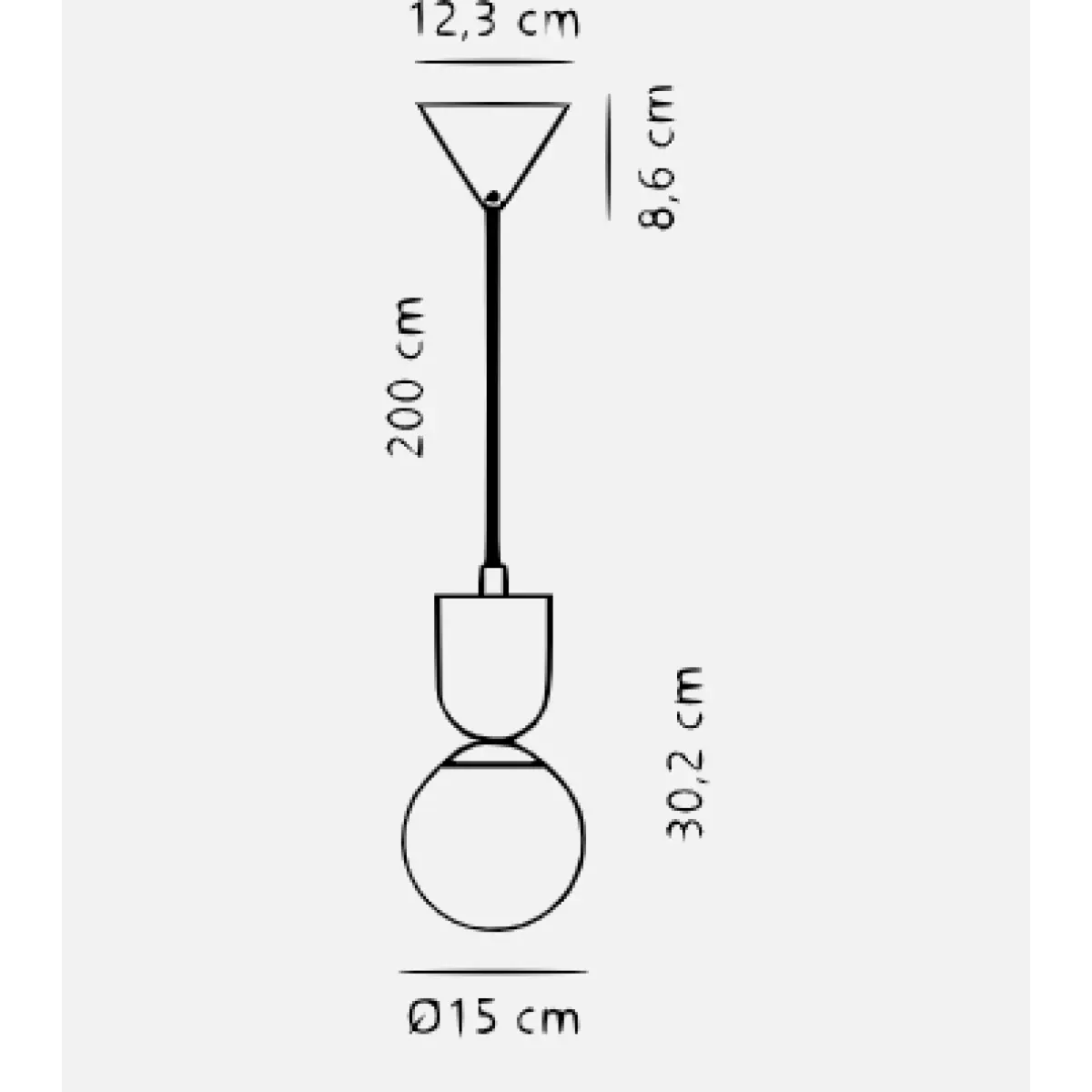 Nordlux Sadie Visilica Crna